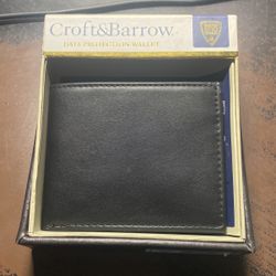 Croft & Barrow RFID Data Protection Wallet-NEW IN BOX