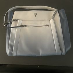 Vera Wang Hand Bag Grayish Blue Color 