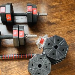 3-in-1 Adjustable Weight Set