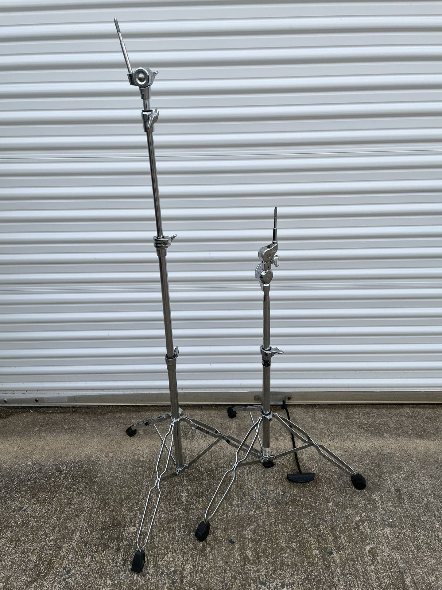 2 Pearl Cymbal stands Drummer Equipment
