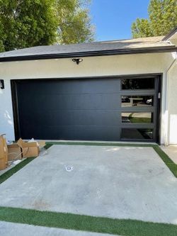 Flush-Textured Garage Doors