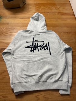 Stussy basic logo zip up hoodie size M