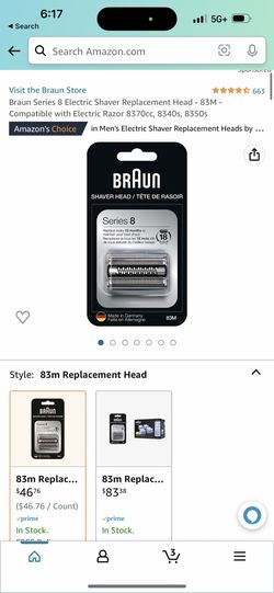 Braun Shaver Head 