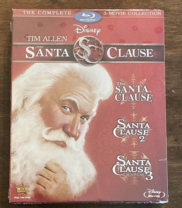 brand new sealed blu ray disney the santa clause complete 3 movie collection bluray