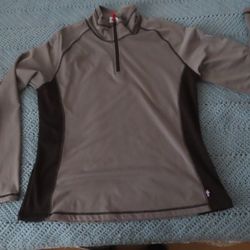 Icewear Iceland Women’s Gray Freydis Half Zip Light Fleece Sweater L