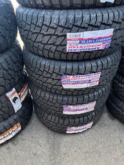 Vendo 265/65/R17 nuevas american las 4 llantas por $500