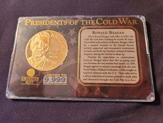 Ronald Reagan American Mint Coin President's of the Cold War