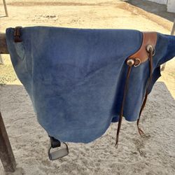 Suede Bareback Saddle