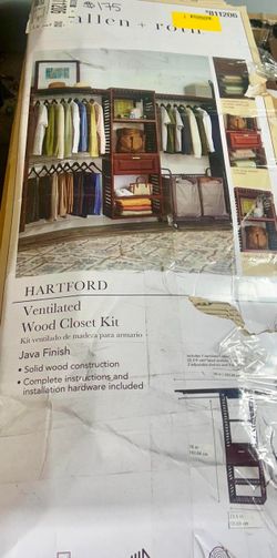 Ventilated Wood Closet Kit