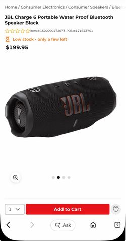 JBL Charge 6 brand New.