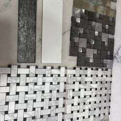 Backsplash-Glass Mosaic-Marble Mosaic