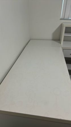 White desk