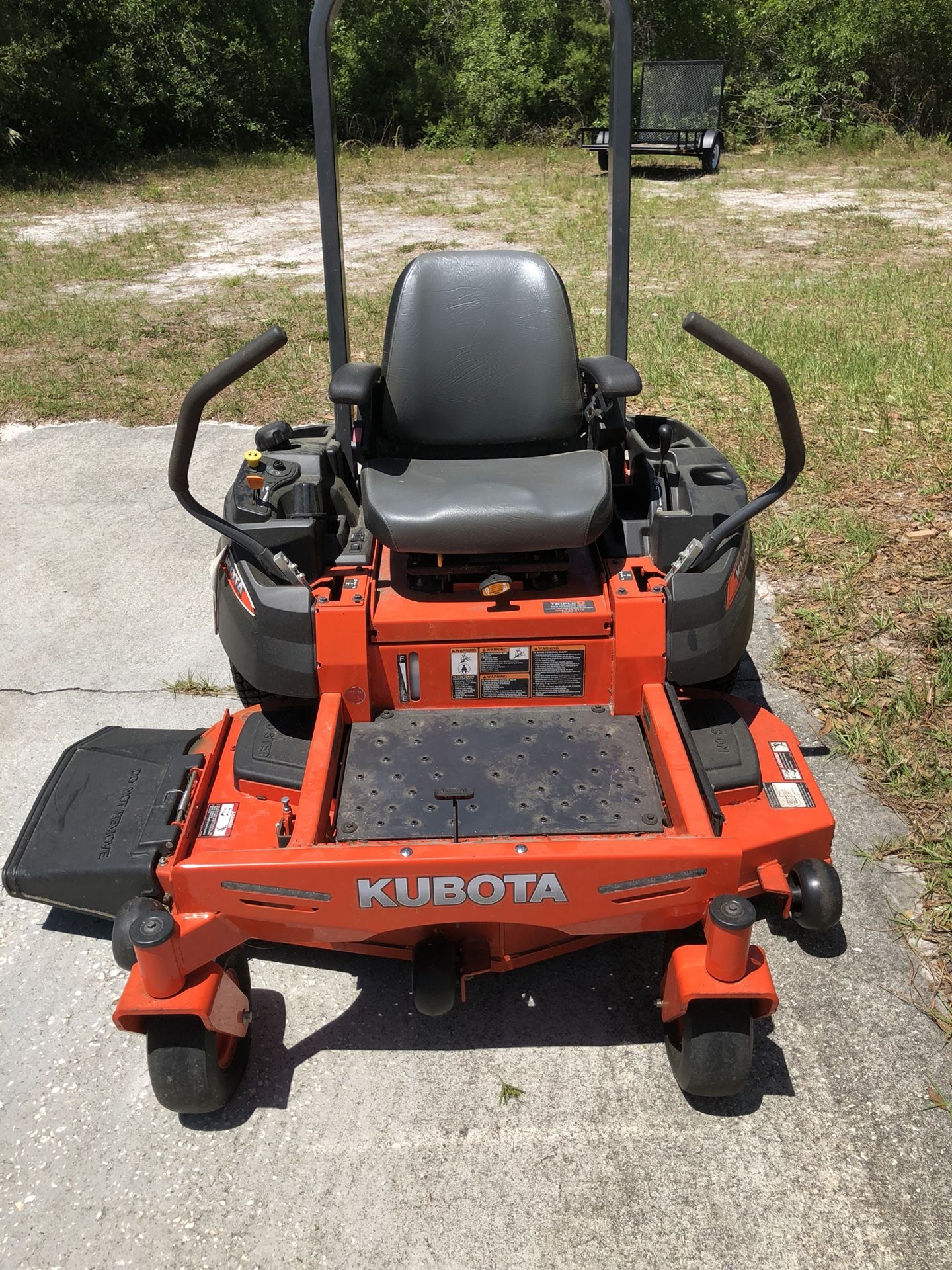 Used kubota zero online turn