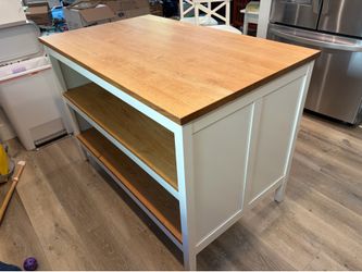 IKEA Kitchen Island with Seating and Storage