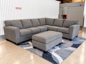 Gray Sectional Couch (Free Delivery)
