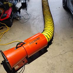 ALLEGRO Industries 9514 Axial Blower with Canister, AC Electric 1/3 hp