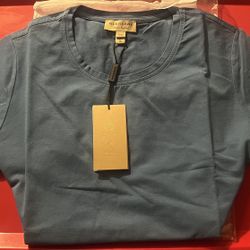 Women’s Blue Burberry Shirt (XL)