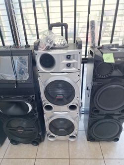 Max Power Large Portable Party Speaker