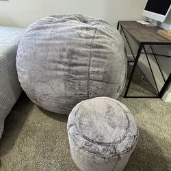 Lovesac Beanbag and Ottoman
