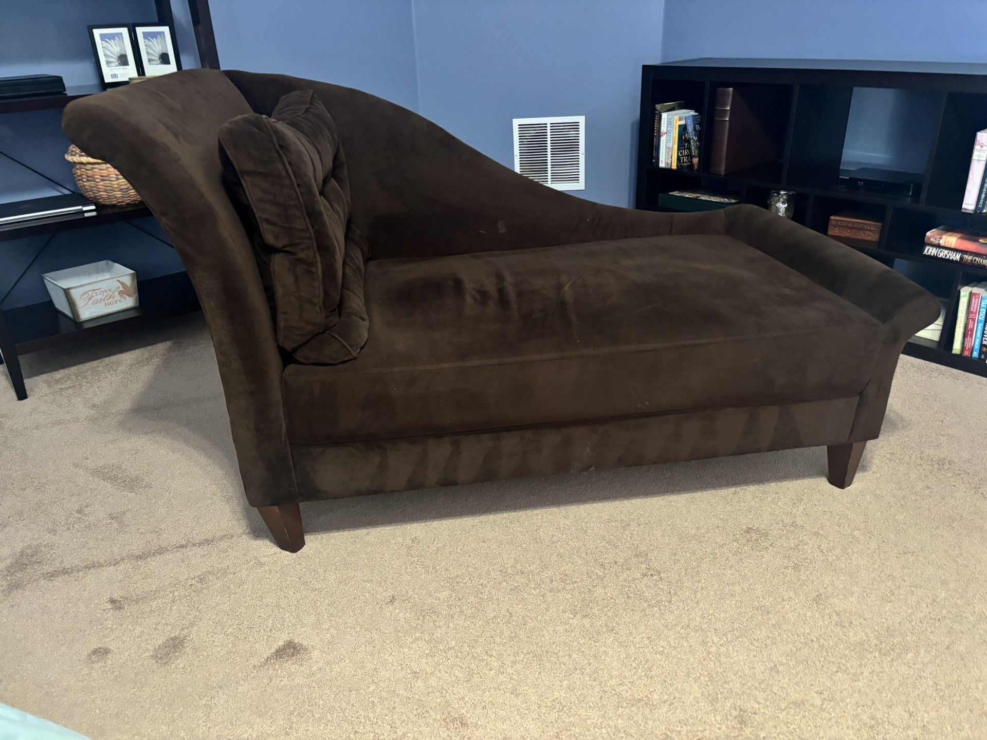 Brown Klaussner Chaise Lounge
