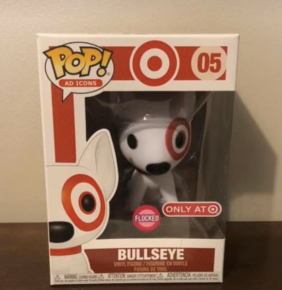 Funko pop target exclusive flocked bullseye