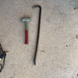 Heavy Duty Crowbar And Hammer 