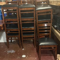 Hardwood Chairs And Table 