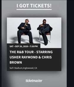 Usher & Chris Brown Tickets