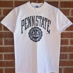 Vintage 90s Penn State University Russell Athletic T-shirt Size M