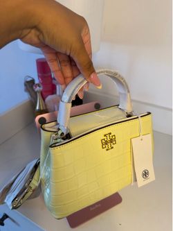 Tory burch yellow small bag