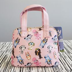 Bluey Family and Friends Pink Vegan Leather Bag/Crossbody 