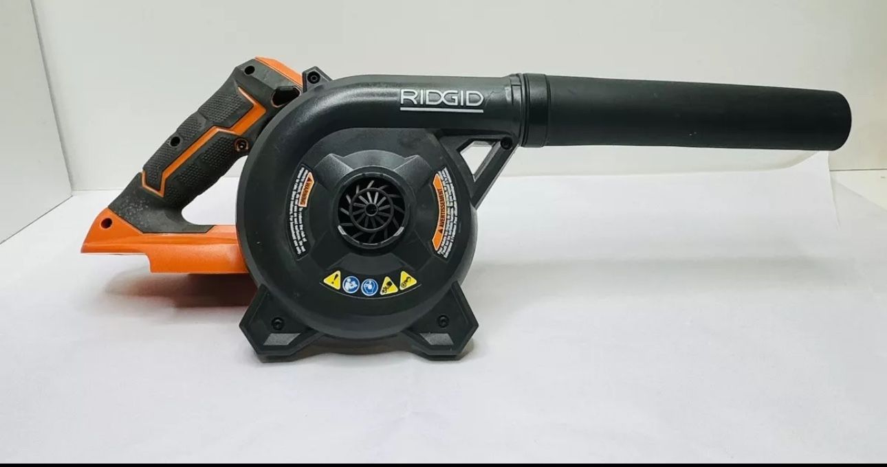Rigid R86043 18V Lithium-Ion Cordless Compact Jobsite Blower - Pre Owned-