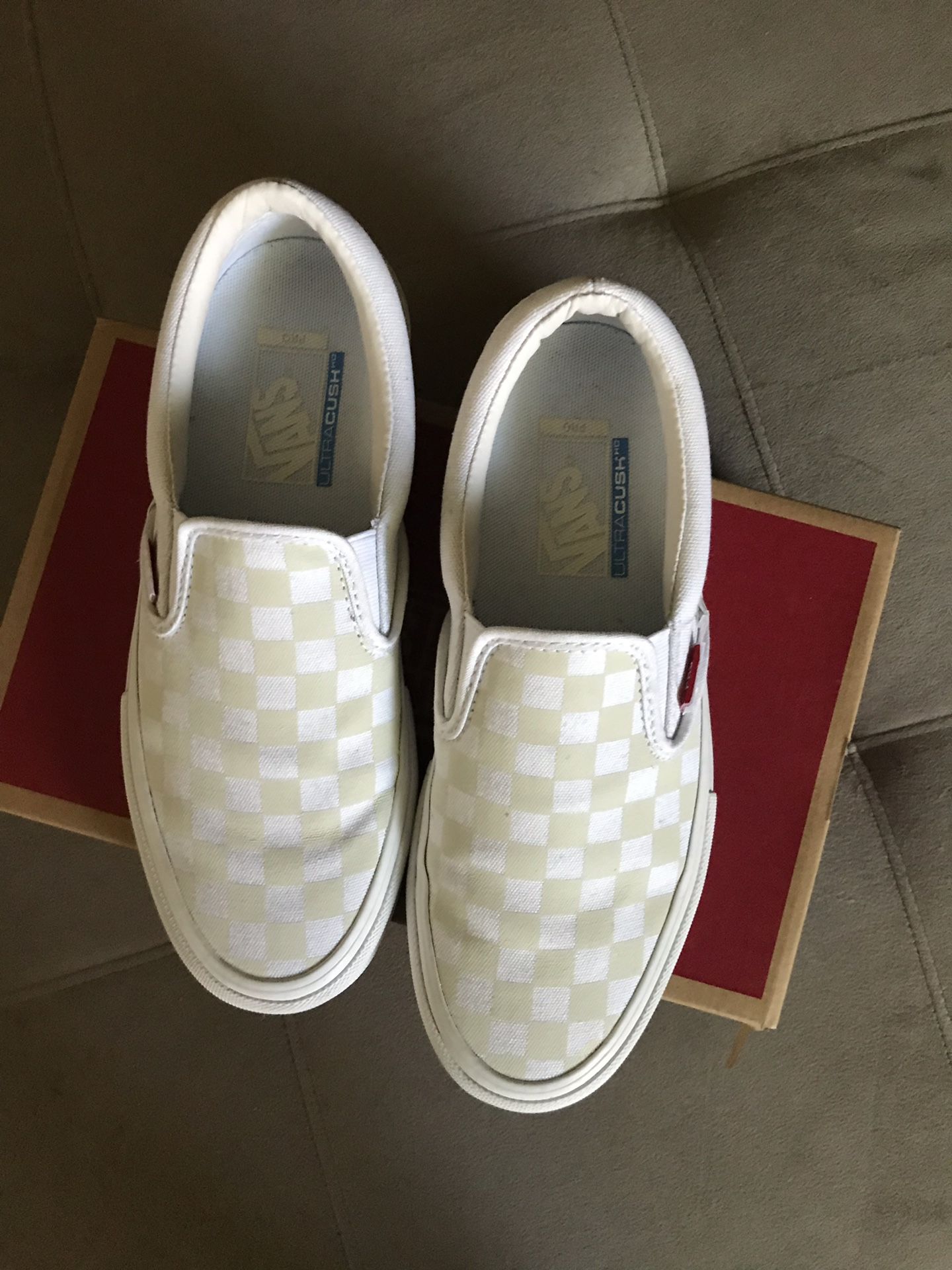 checkered reflective vans