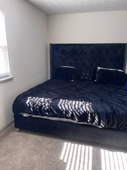 King bed and mattress