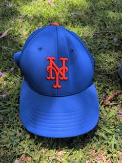 blue and orange OC Sports New York Mets baseball cap