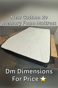 New Custom Rv Memory Foam Mattress