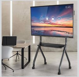 55''-65'' Smart Board Stand, 4K UHD Interactive Touchscreen Whiteboard, Android13 Wireless Smartboard for Classroom Home Office Studio