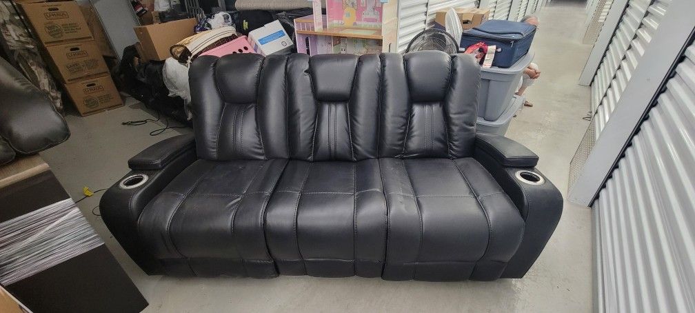 Caveman Den - Power Reclining Sofa x2