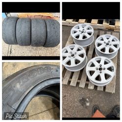 Honda Si Rims Sand Blasted  No Scratches Toyo R888 225/45/15 