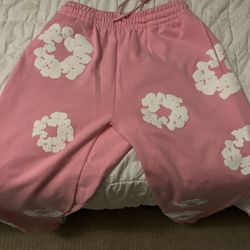 Denim Tear Pink Swear Pants 