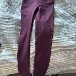 Lulumelon Burgundy Leggings