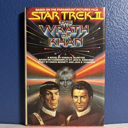 Star Trek II: The Wrath of Khan (1982 Hardcover) by Vonda N. McIntyre – Vintage