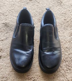 Men's DS Leather Slip-On Work Shoes