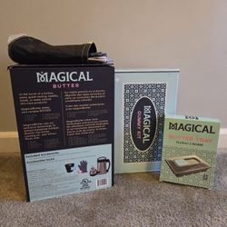 magical butter machine, in box, with extras