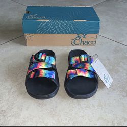 Chaco Boy’s  / Girl’s Tie Dye Slides / Sandals, Size 1, 2, 3