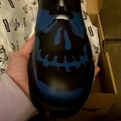 Size 10 - Supreme Dr Martins 1461 3 Eye Hole Shoe Blue