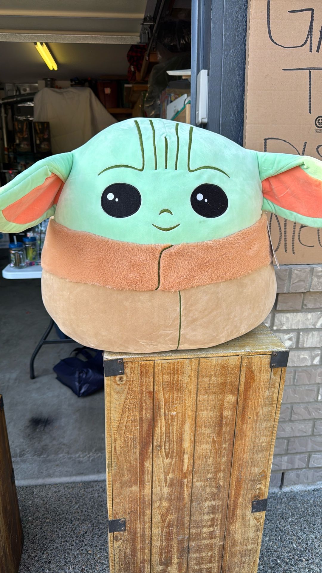 Giant Squishmallow Baby yoda/ Grogu