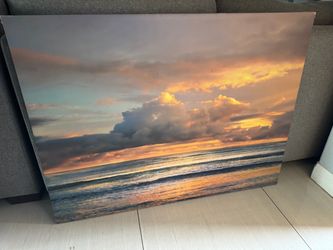 Large beach canvas frame