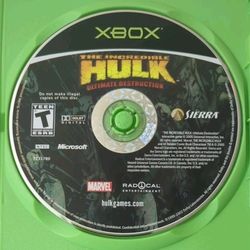 XBOX: THE INCREDIBLE HULK ULTIMATE DESTRUCTION