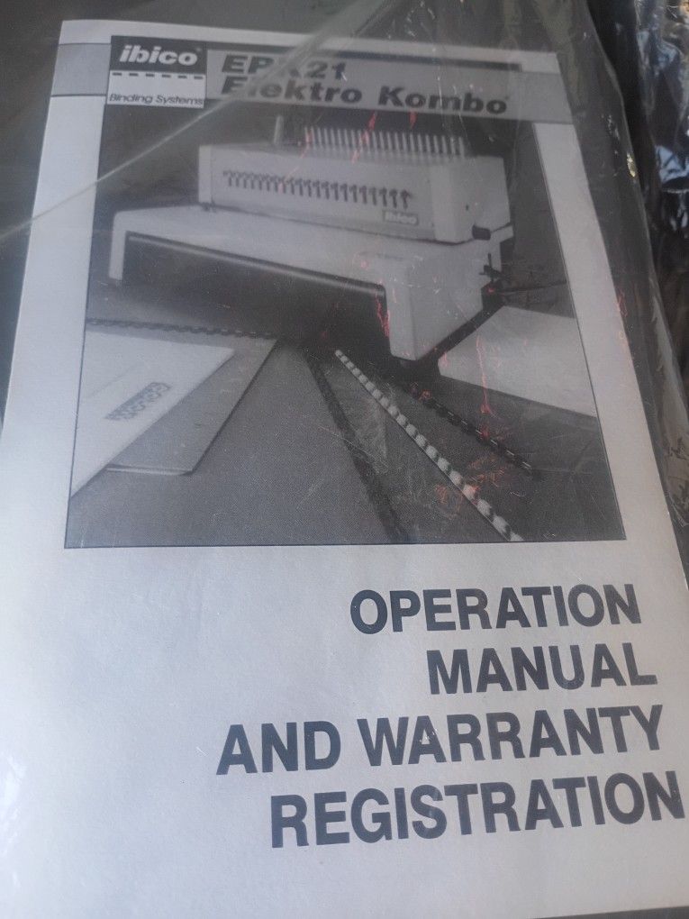 Ibico/GBC Punch & Binding Machine